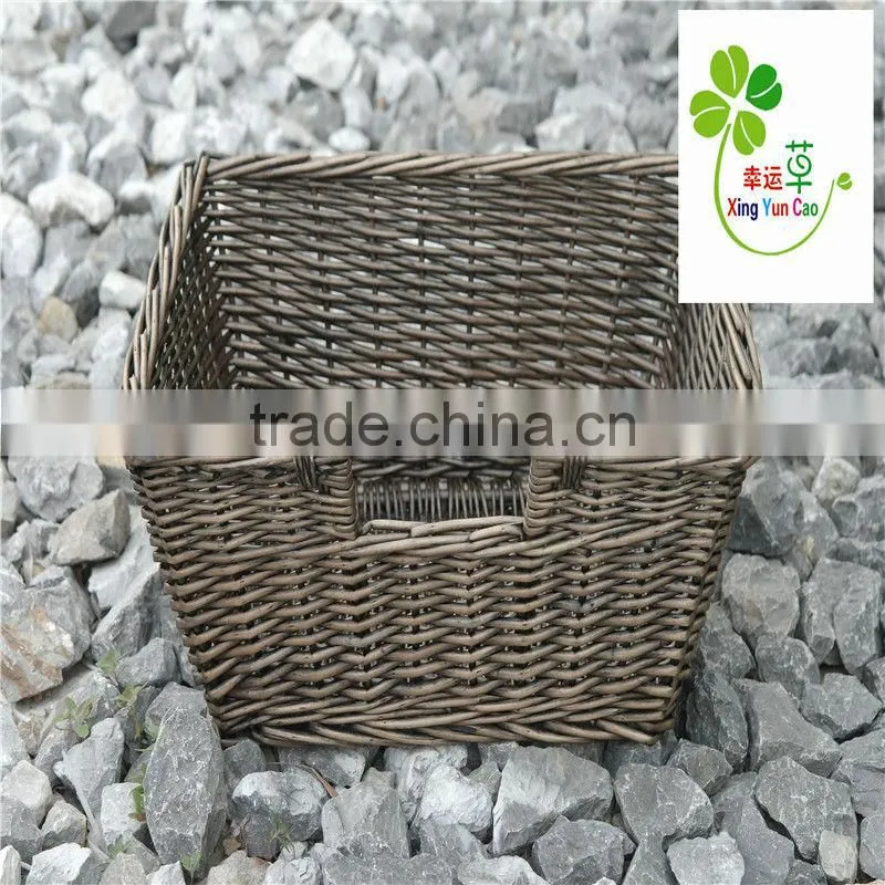 half round wicker bicycle basket wholesale basket hot!! red color