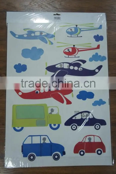 Cars PVC Removable Cartoon Baby Wall Stickers