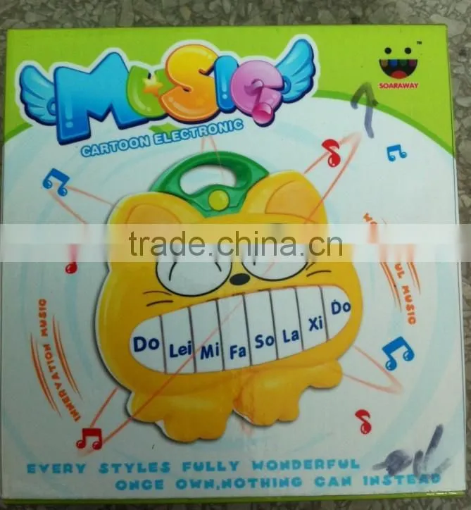 2015 hot sale electronic educational musical instrument cat shape keyboard for kids/ popular keyboard learning machine toys