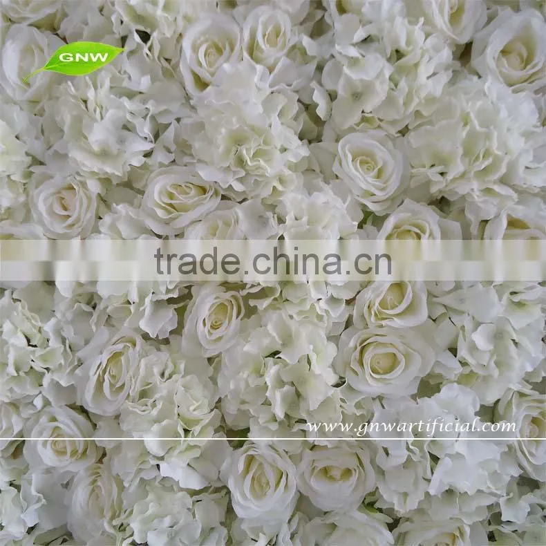 GNW supplier party decorative artificial flowers wall new design customized wedding artificial flower wall