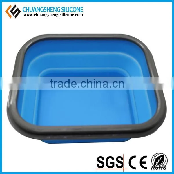 High quanlity silicone food box, fruit case, keep fresh container