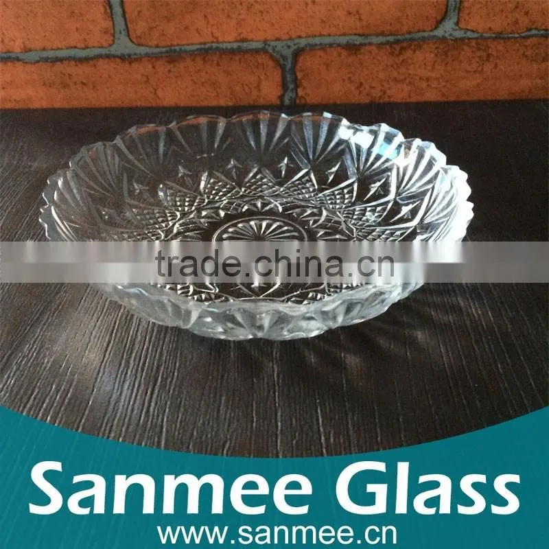 Manufacturer Diamond Cheap Glass Melon Seeds Plates