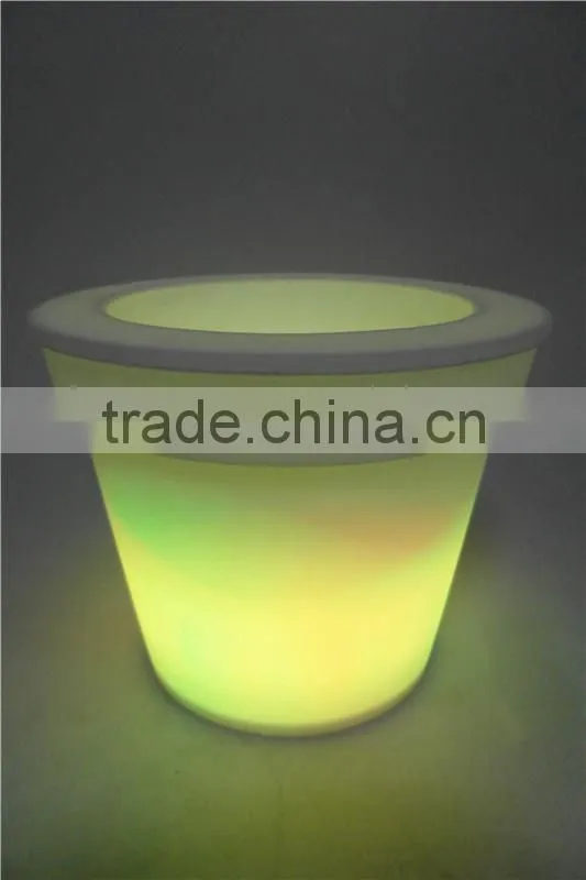 beautiful pot garden plastic LED flower pot
