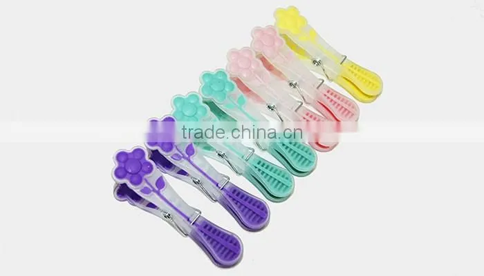 laundry products houseware TPR material soft grip clothes clip