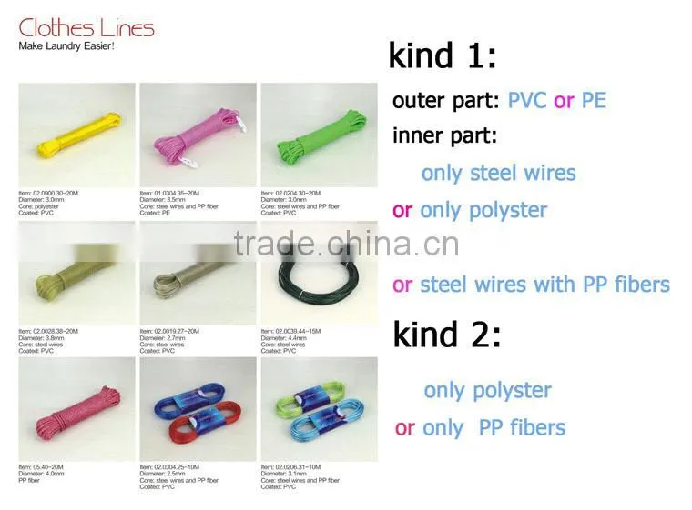 cheapest plastic rope/rope for clothes hanging