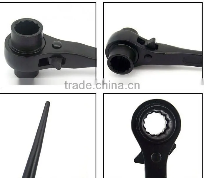 High quality Long Handle scaffold ratchet wrench for sale