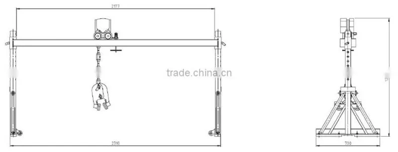 Imported Rail Changer Device for 10kN
