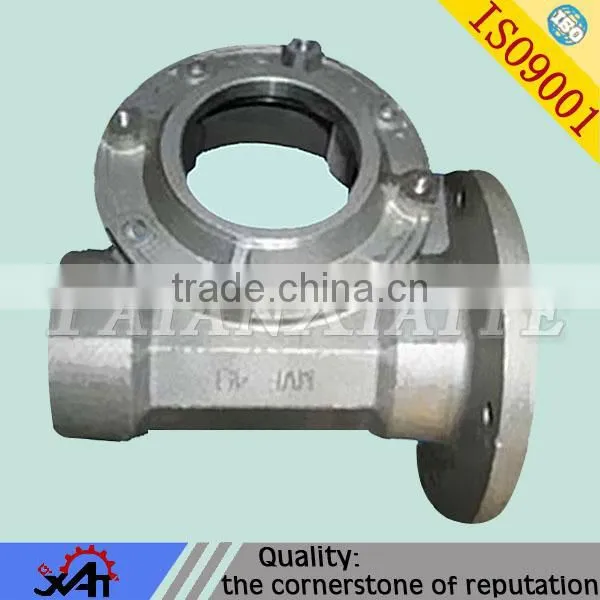 carbon steel resin sand casting pipe valve for pipe fitting valve part