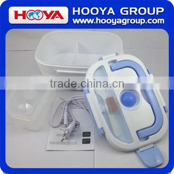1.05L PTC Heating Inner PP Electric Lunch Box With Spoon Pot Mess Tin