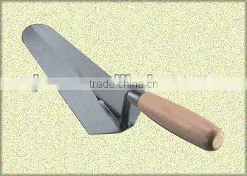 wooden handle carbon steel bricklaying trowel