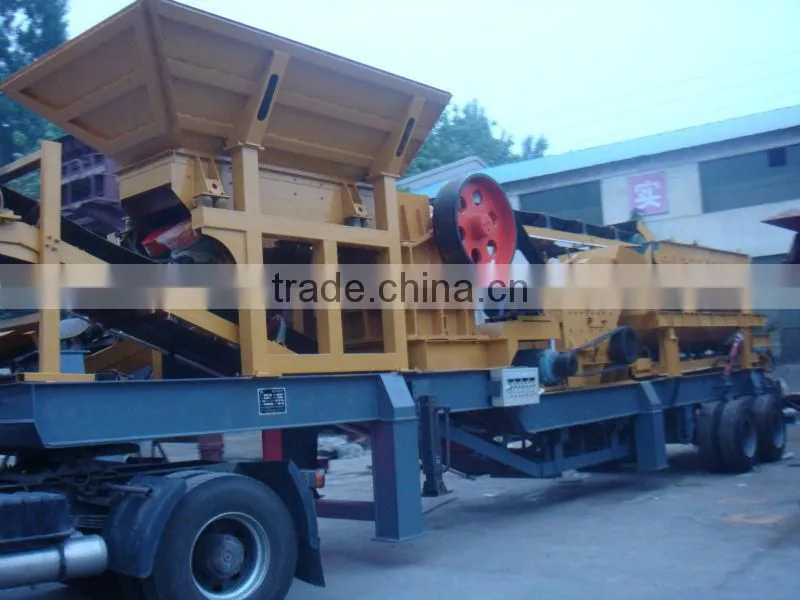 Hot Selling small integrated portable crusher plant 50tph