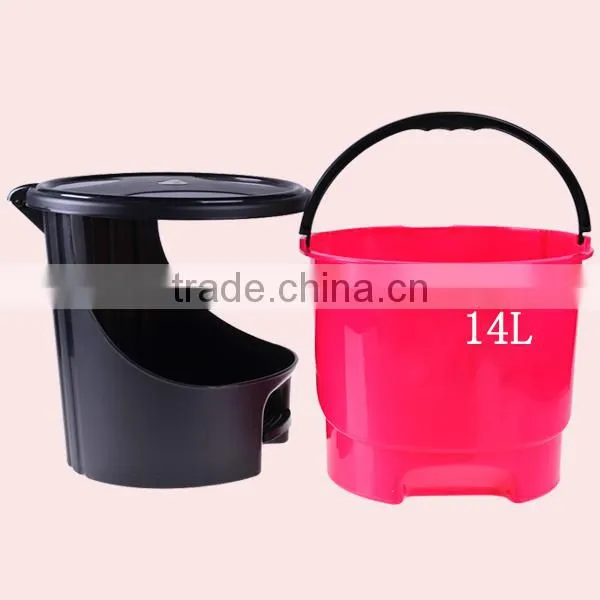 14L Foot Pedal Plastic Dustbin