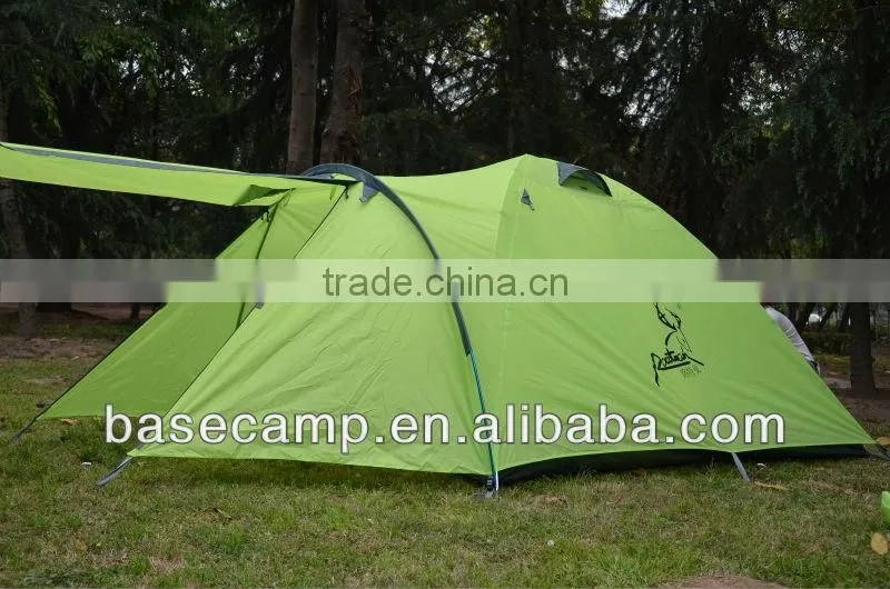 Large funny family camping tent with kitchen