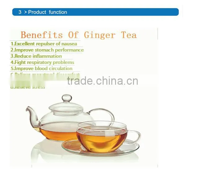 18g wholesale instant ginger tea Lemon Ginger Tea;herbal tea bag;natural herbal teabag