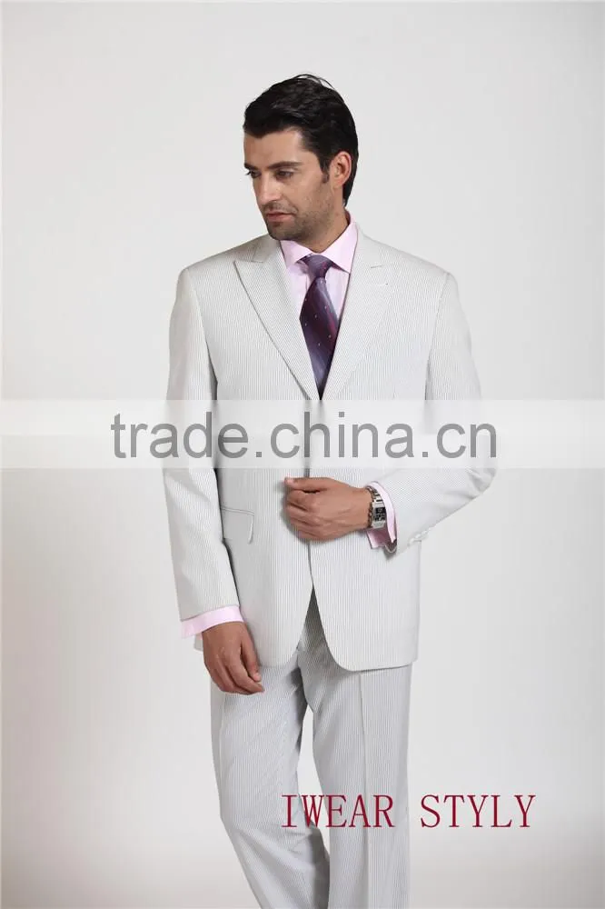Stripe 2PCS business suits for man / jacket & pant