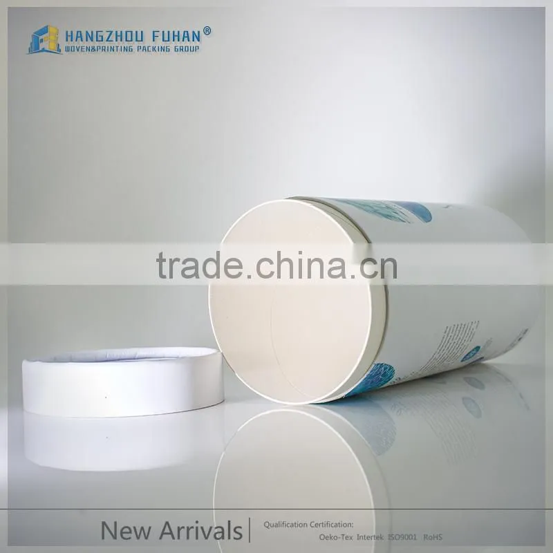 Wedding Favor Customized Logo Round Paper Cylinder Tube Packing Box