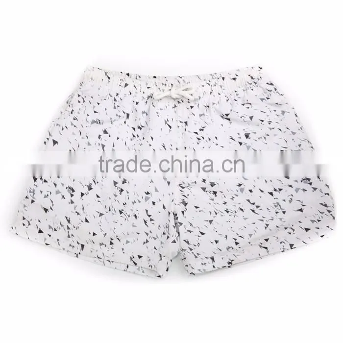 New Men's Summer Beach Shorts Tree Pattern Swimwear Fashion Shorts