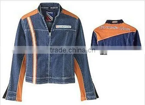 100% Cotton Blue Women Denim Jacket