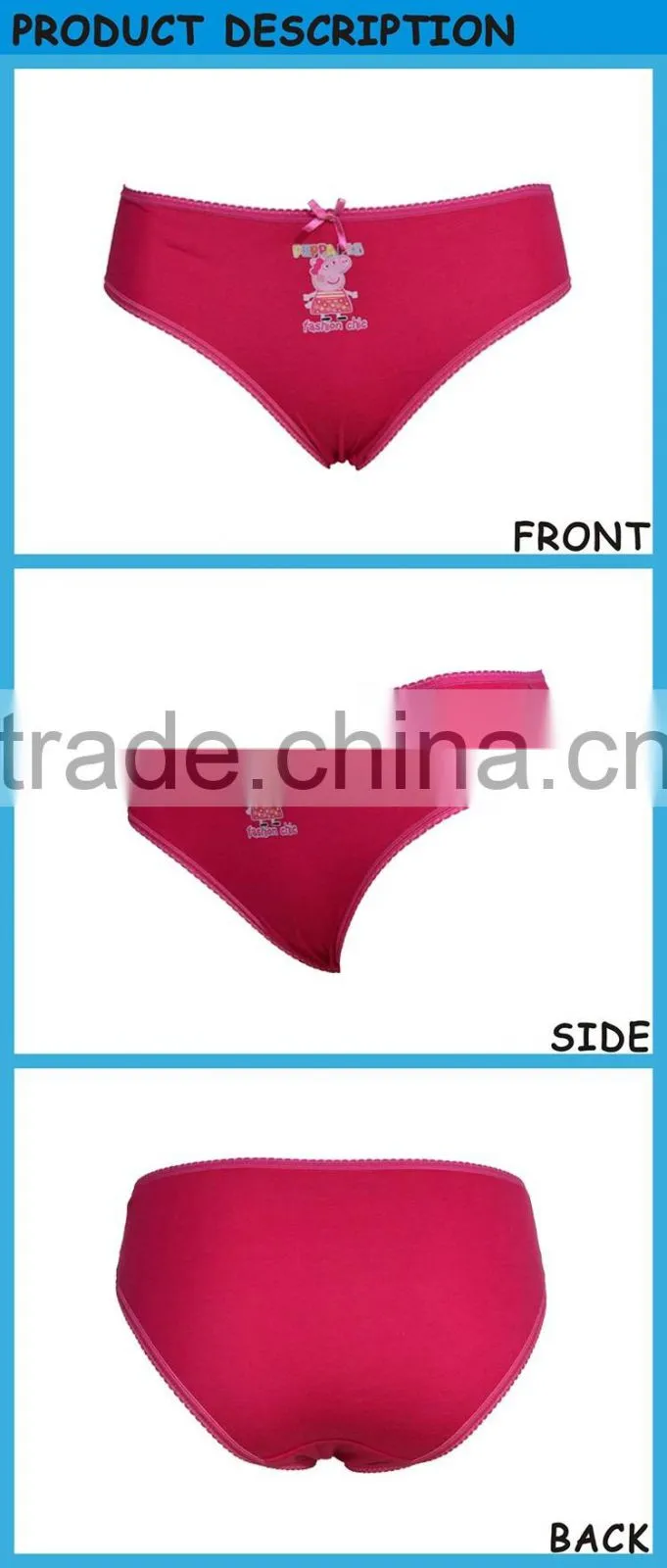 Cute Girl Underwear Comfortable Women Underwear Briefs