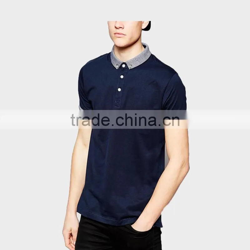 Latest Men's Polo Shirt with Ribbo
