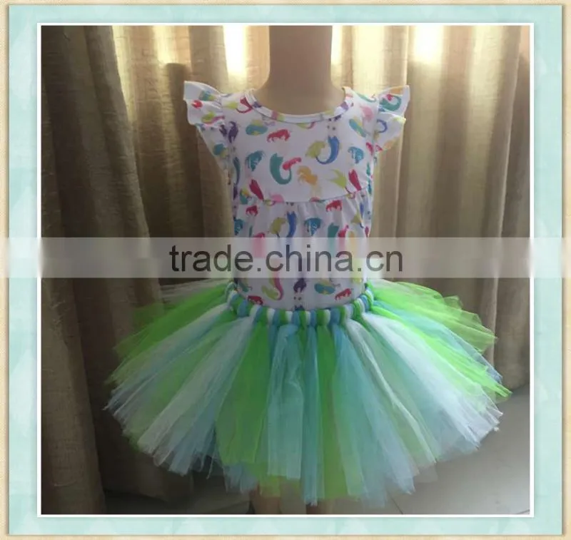 Stock Sell style girl wholesale Chiffon Fluffy Tutu Pettiskirt/kids mini dance tutu girls casual white skirt