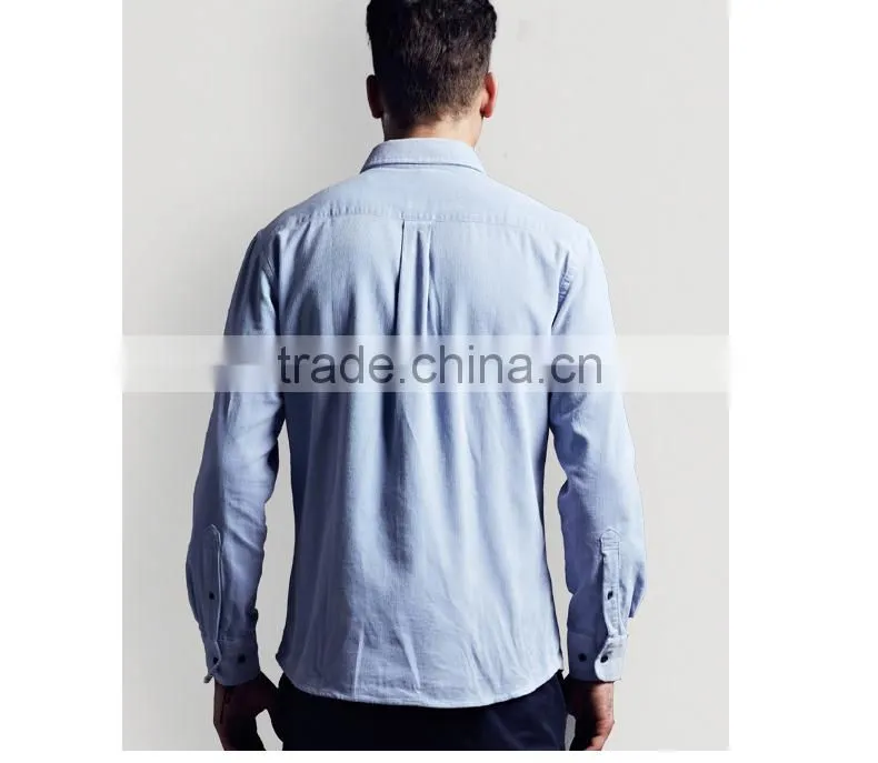 2016 Spring & Autumn series fashion corduroy mens shirt for pink color