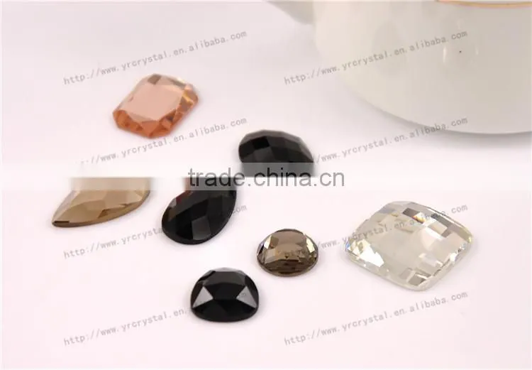flat back rhinestone non hotfix crystal glass stone for garment clothing decoration