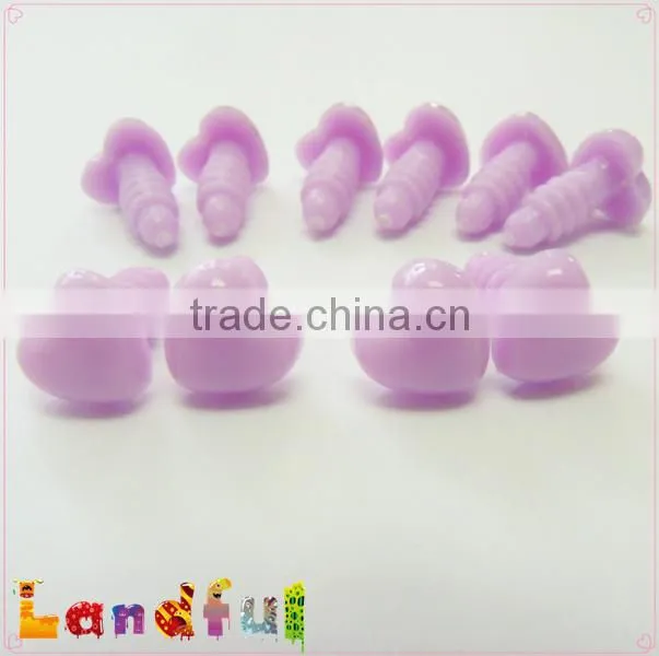 12mm Lavender Purple Plastic Heart Nose Amigurumi Nose Craft Animal Nose