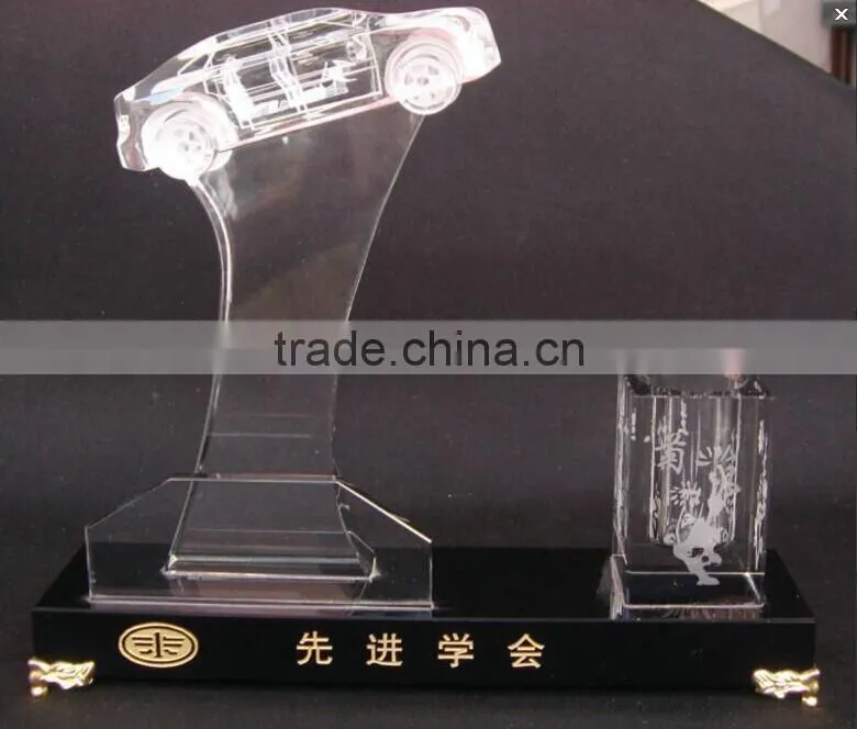 Crystal tank model for souvenir gift