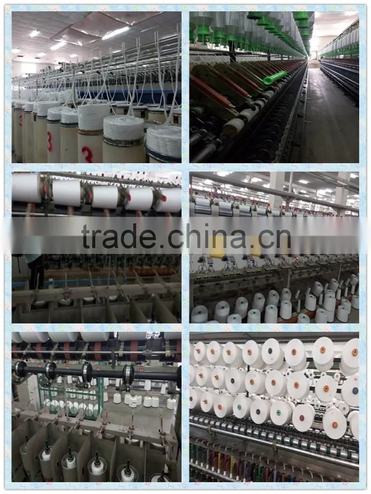100% Virgin material raw polyester yarn for dyeing semi-finished goods