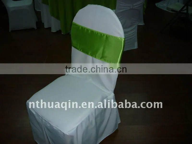 Satin fashion chair cover for chair cover and chair sash