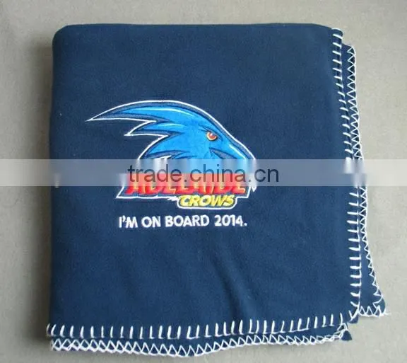 polyester blanket 2014 promotional navy picnic blanket foldable blanket