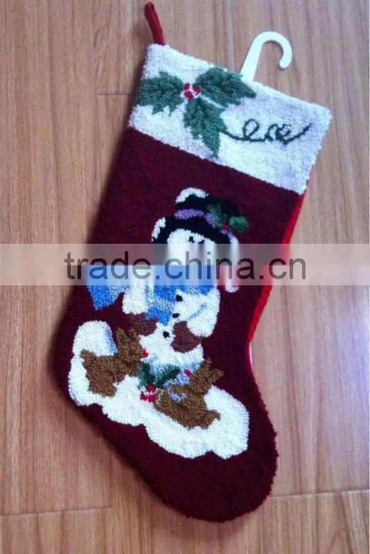 2014 Christmas socks with santa heads