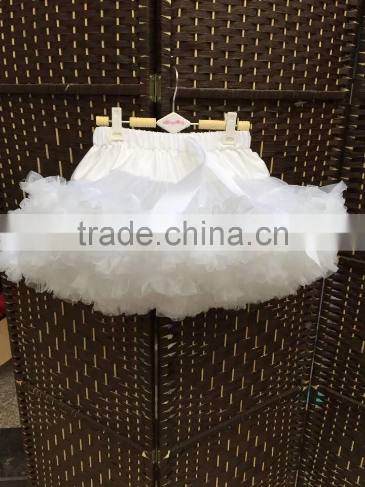 Baby Girls Fluffy Chiffon pettiskirt tutu Girls princess skirt Party costume dance wear 20 colors 0-10 Yrs