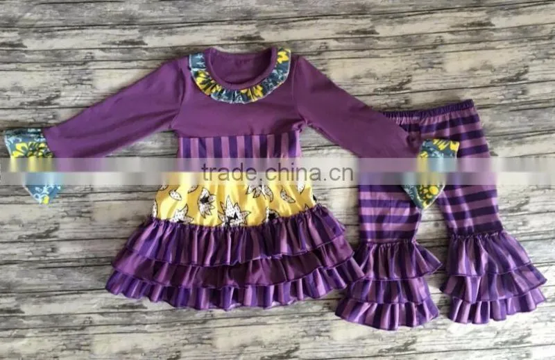 2017 New arrival cute Halloween party clothing for girls design Kids toddler girl clothing sets