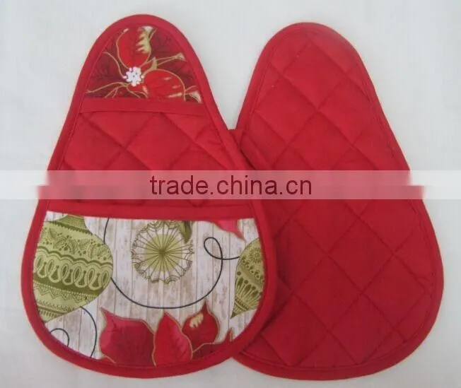 promotional high quality cheap price in different shape Christmas pot holder