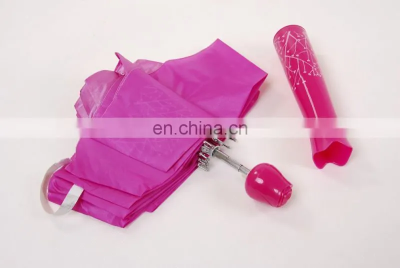 eco-friendly rose handle bottle umbrella