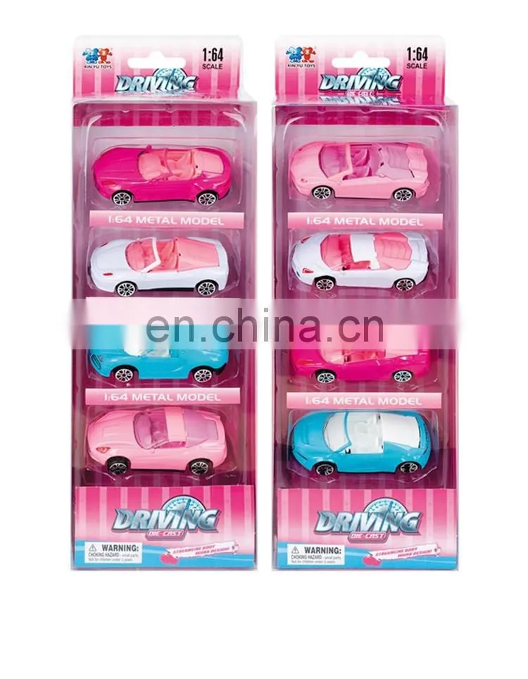Die cast car for sale 1:43 pull back die cast car Barbie Pull back Metal car
