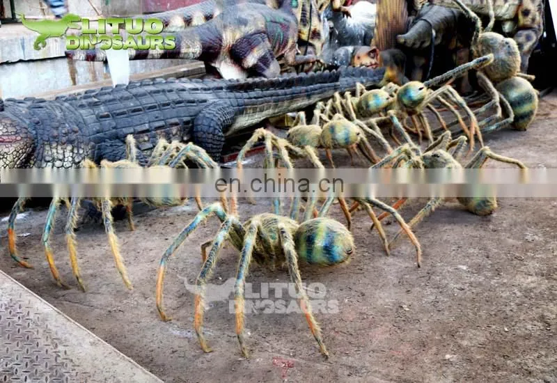 Enlarged Models of Animatronic Artificial Spider