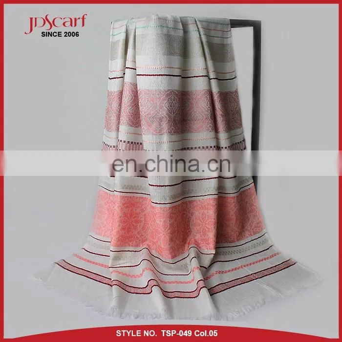 Women 100% polyester multicolor muslim scarf hijab fashionable scarf