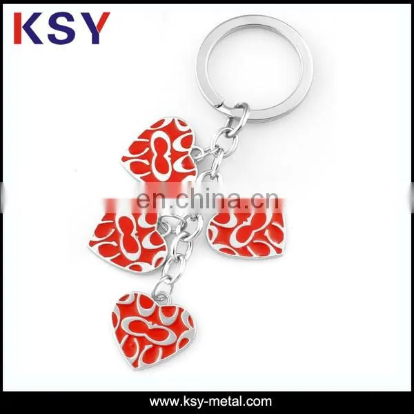 Fashion custom shoes shaped metal keychain