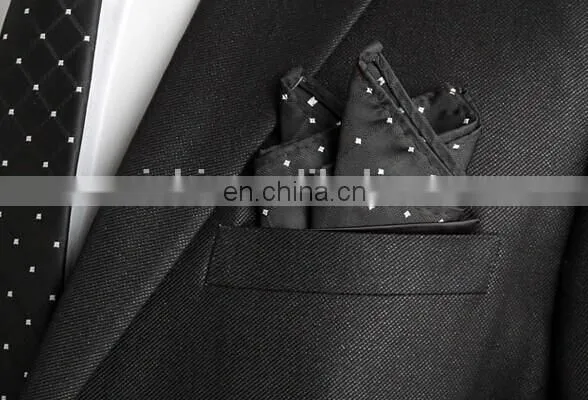 100% silk fashion design mens hanky