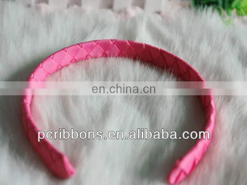 Woven ribbon headbands