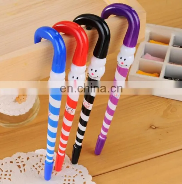 candy cane snowman pen