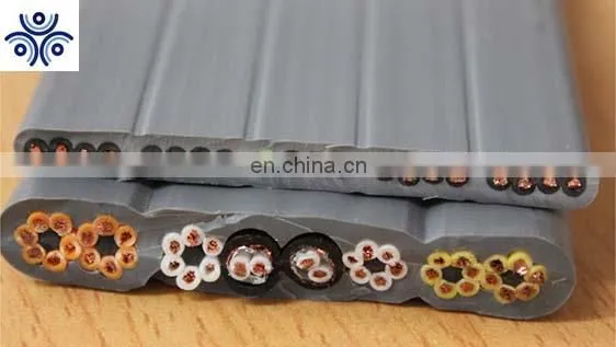 300/500v rubber insulated and sheathed Elevator Used Flexible Flat Cable