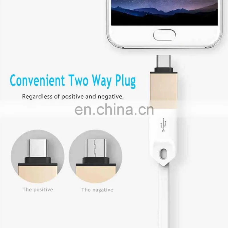 USB-C 3.1 Type C Male to USB 3.0 Female OTG Data Sync Adapter