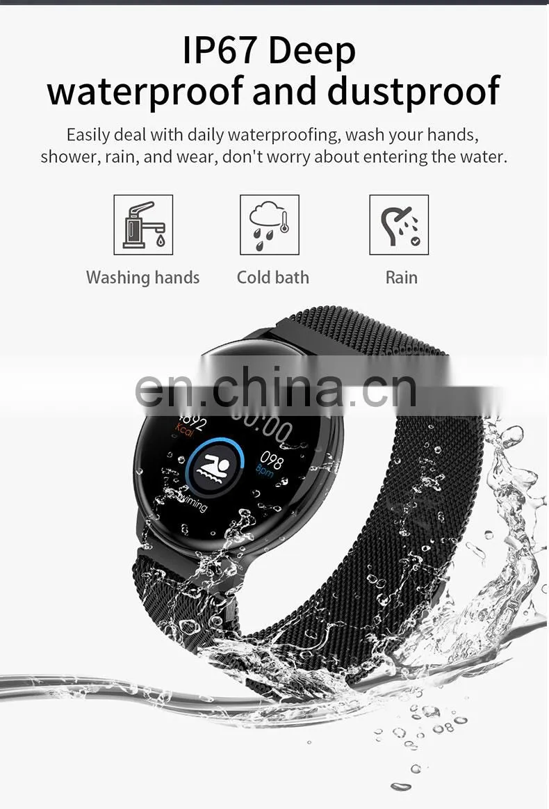 smart watch 2021 Newest Products body temperature Smart Bracelet wholesale factory waterproof man OEM/ODM smartwatch sport band