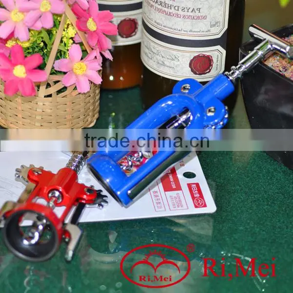 Family Easy Use Stainless Steel wine Opener With Color