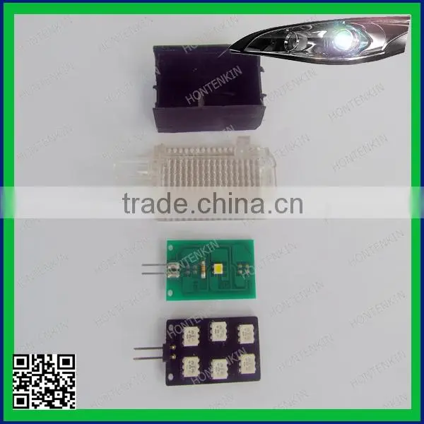 Warm White/White G4 6SMD 5050 LED SMD DC 12V Home Light Car Bulbs Energy Saving Lamps