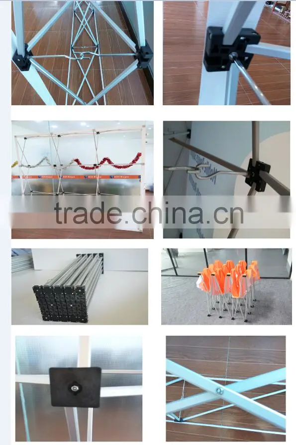 dye sublimation velcro pop up stand for exihinition